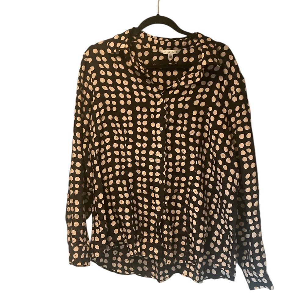 CABI Silk Polka Dot Women's Top